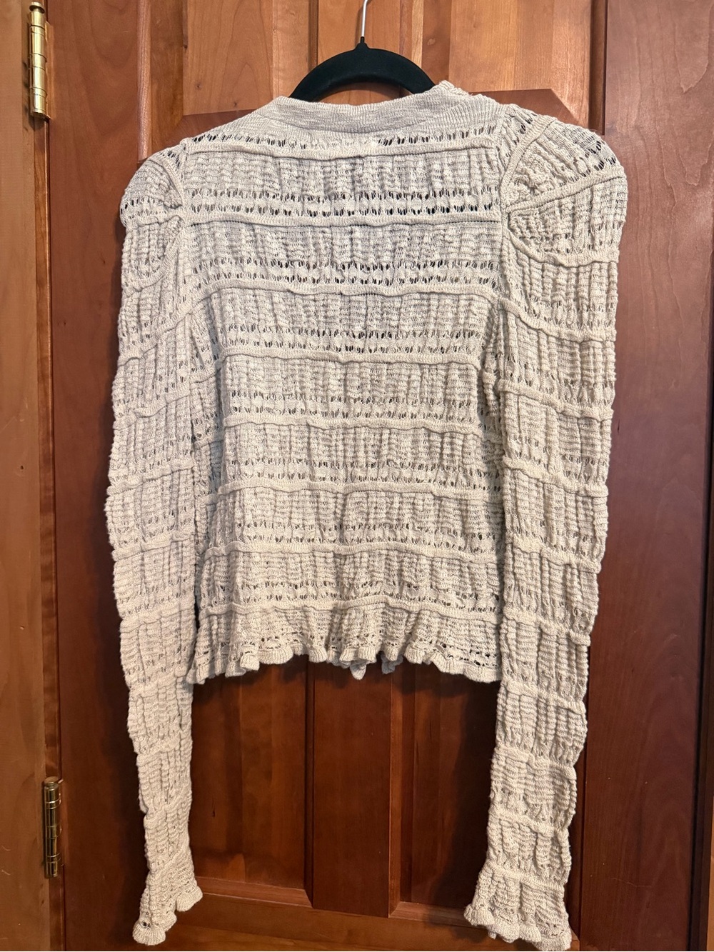 NATURAL LIFE Cream Button-Front Cardigan - Picture 3 of 5
